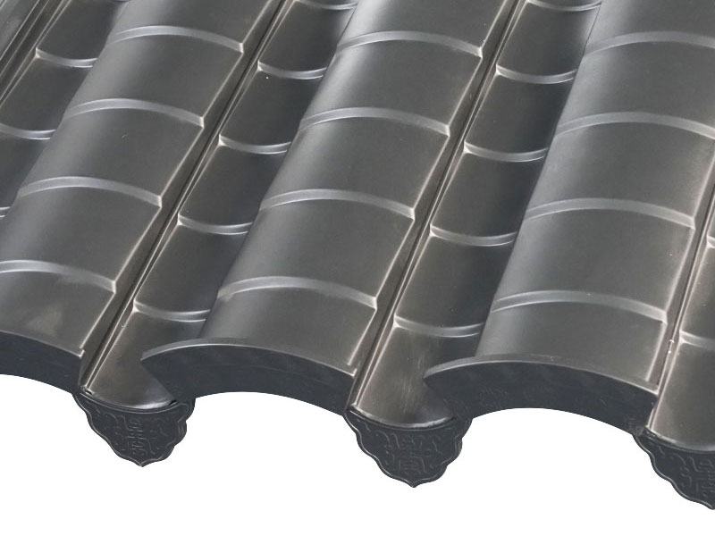 Aluminum magnesium manganese Hui style antique Indigo metal Roofing Tile