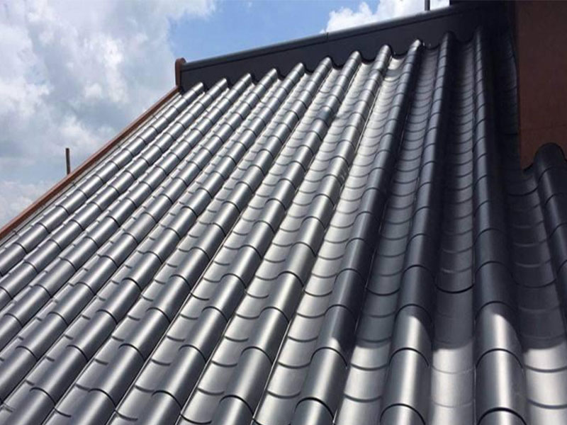 Aluminum magnesium manganese One-piece Cylindrical Metal Roofing Tiles