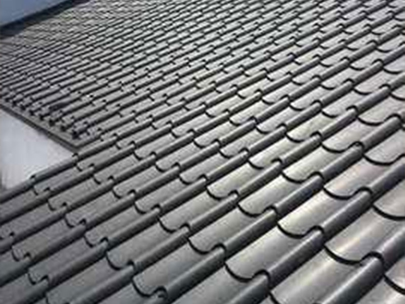 Aluminum magnesium manganese One-piece Bamboo Joint Metal Roofing Tiles