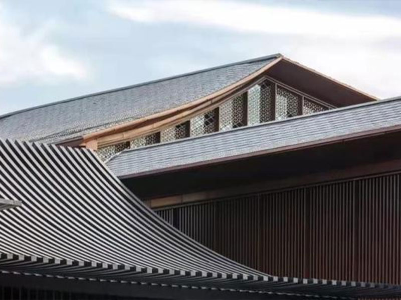 Aluminum magnesium manganese One-piece Cylindrical Metal Roofing Tiles