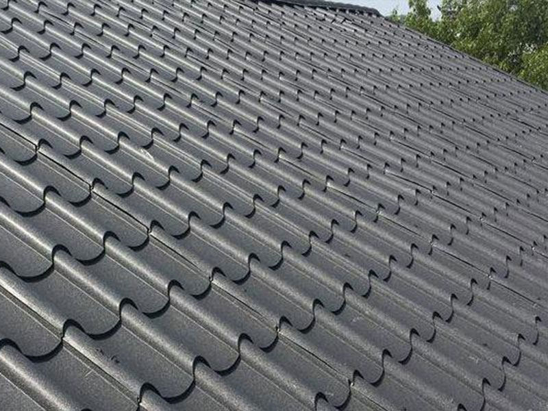 Aluminum magnesium manganese One-piece Bamboo Joint Metal Roofing Tiles